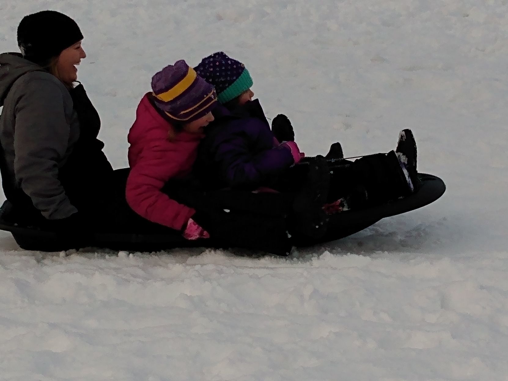 Sledding at WE Valley hill